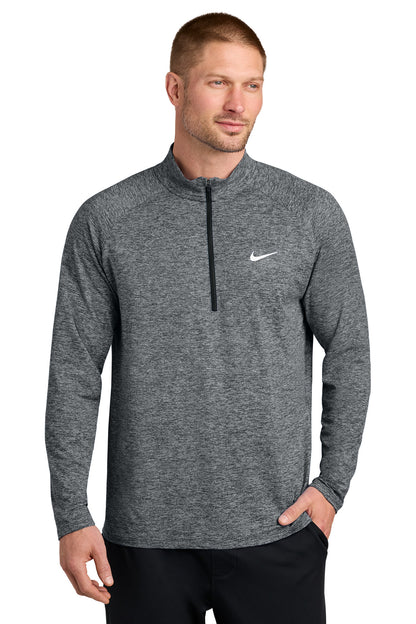 Nike Dri-FIT Stride 1/2-Zip - Black Heather - front