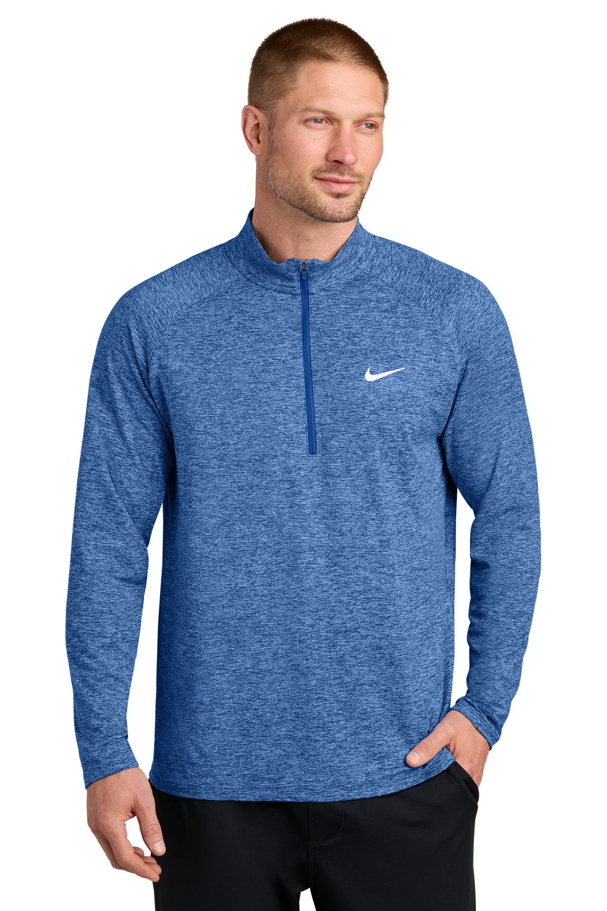 Nike Dri-FIT Stride 1/2-Zip - Royal Heather - front