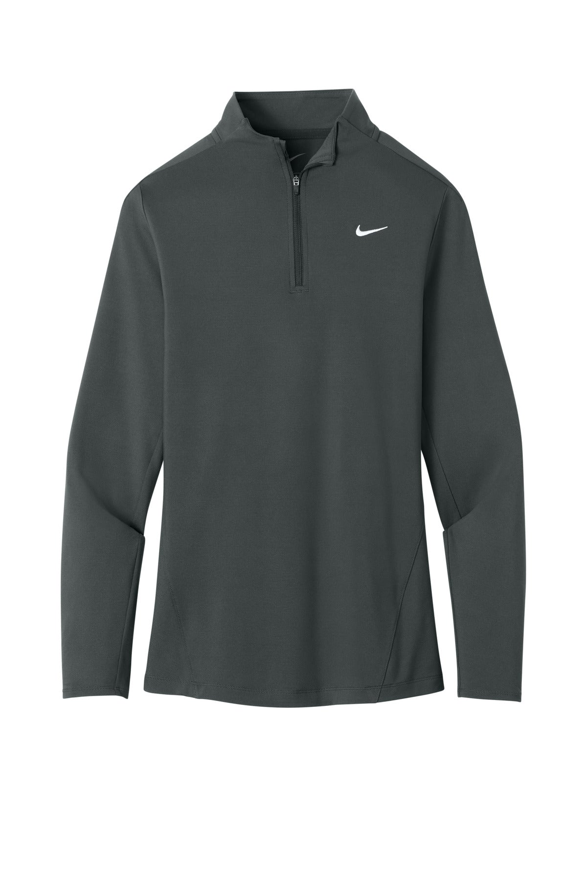 Nike Women's Dri-FIT Stride 1/2-Zip - Anthracite - flat front