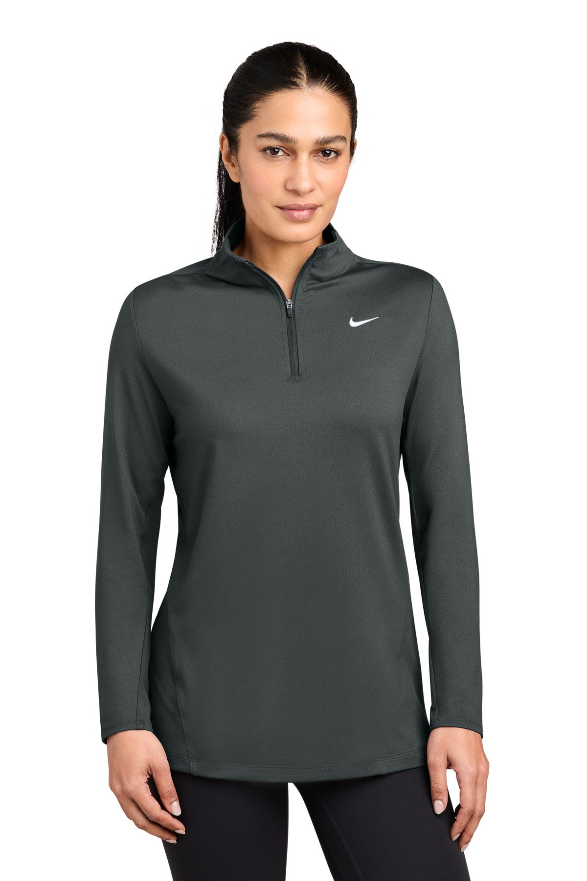 Nike Women's Dri-FIT Stride 1/2-Zip - Anthracite - front