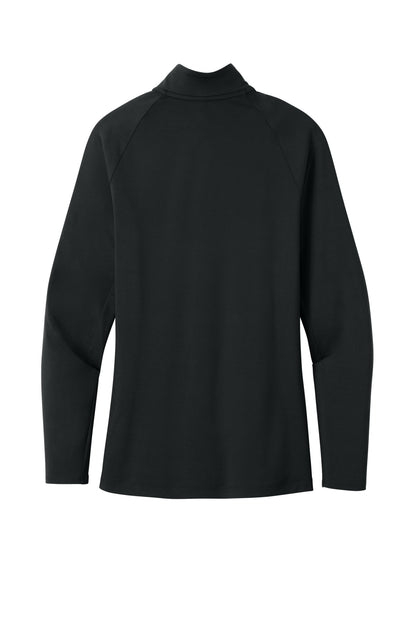 Nike Women's Dri-FIT Stride 1/2-Zip - Black - flat back