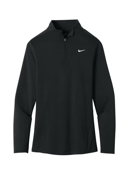 Nike Women's Dri-FIT Stride 1/2-Zip - Black - flat front
