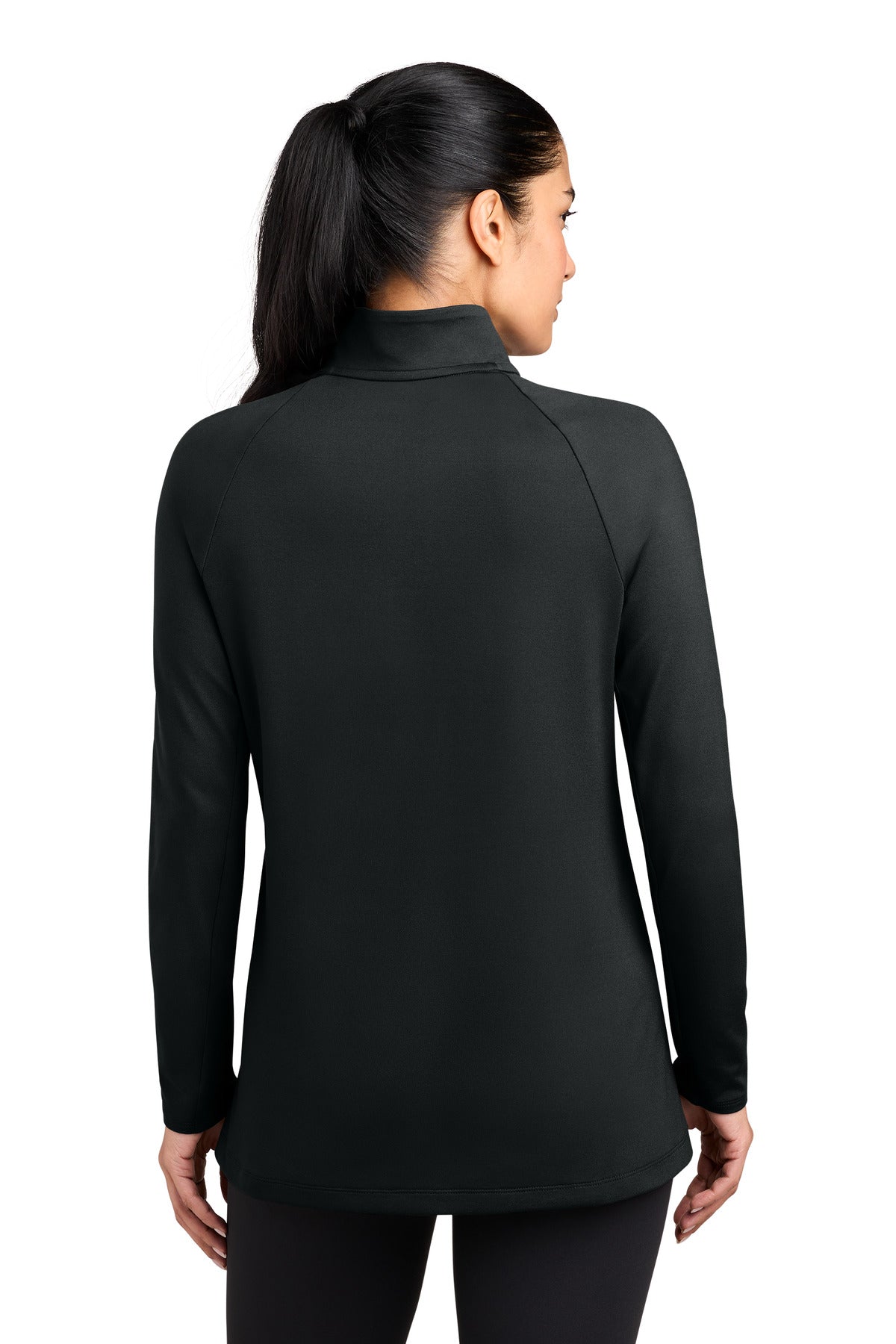 Nike Women's Dri-FIT Stride 1/2-Zip - Black - back