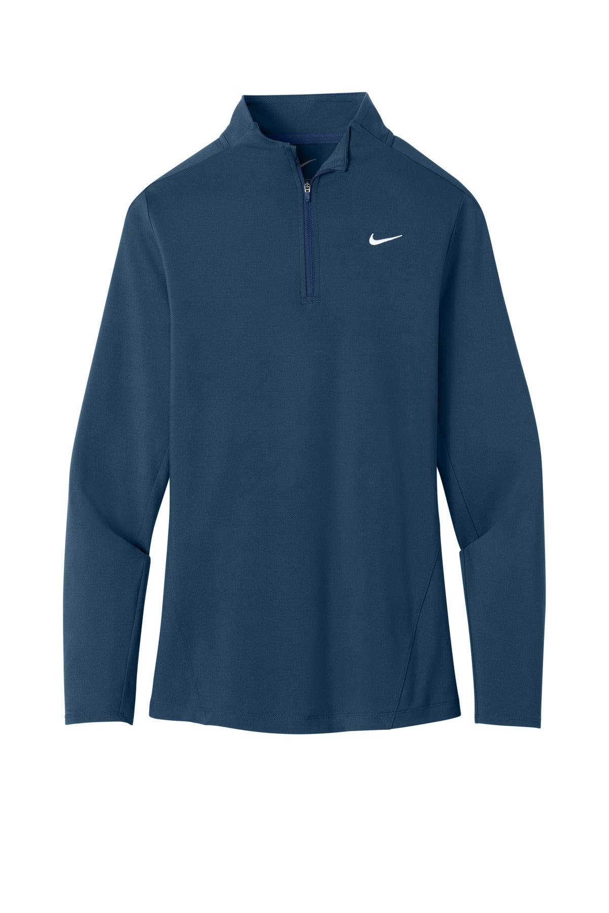 Nike Women's Dri-FIT Stride 1/2-Zip - Navy - flat front
