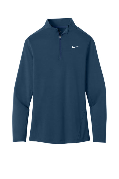 Nike Women's Dri-FIT Stride 1/2-Zip - Navy - flat front