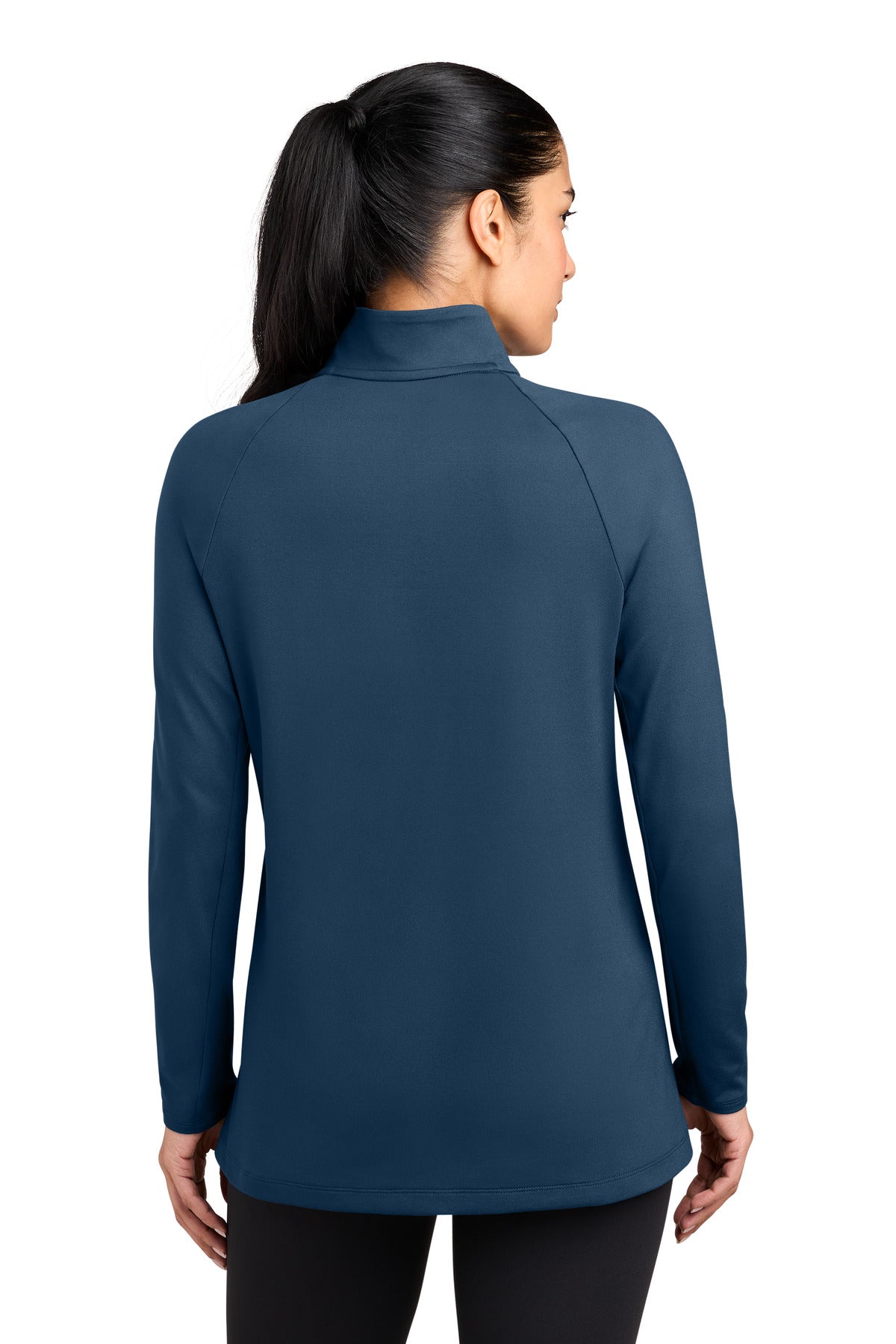 Nike Women's Dri-FIT Stride 1/2-Zip - Navy - back