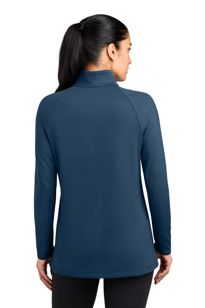 Nike Women's Dri-FIT Stride 1/2-Zip - Navy - back