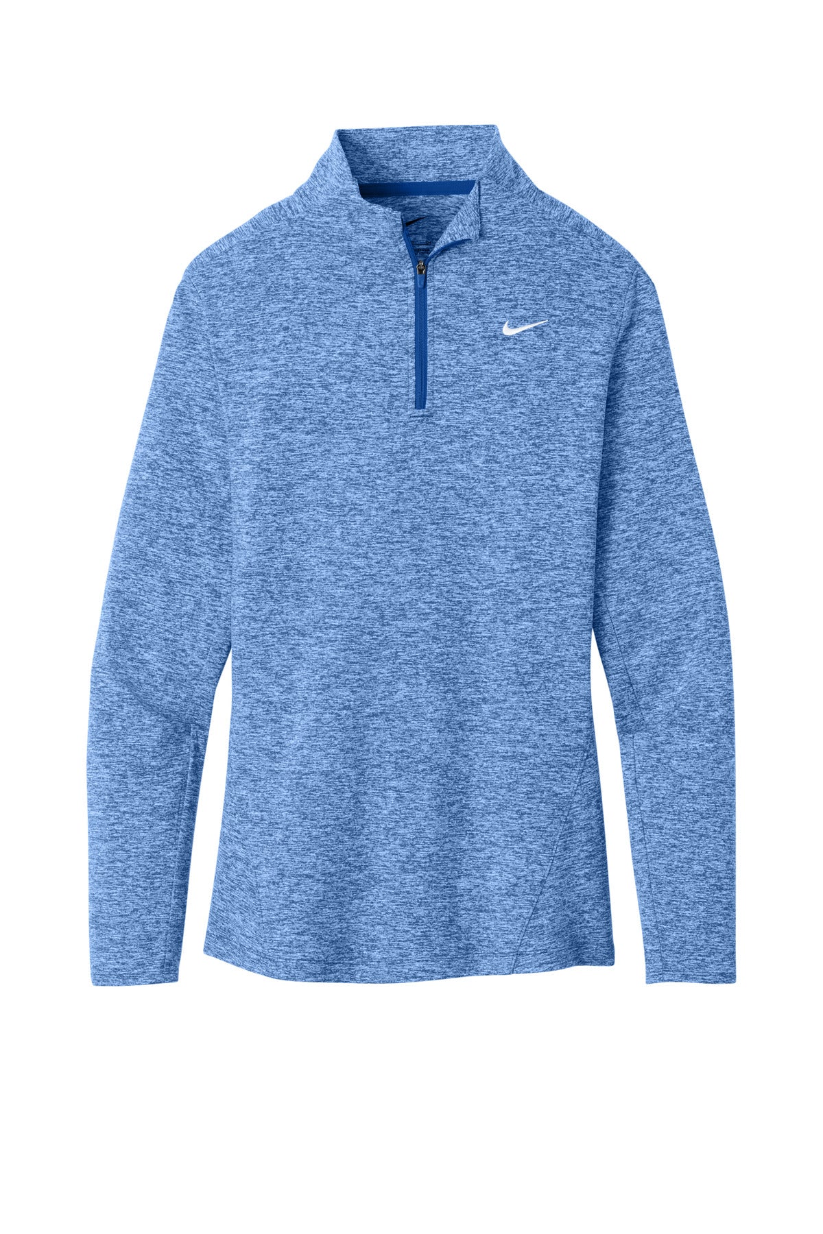 Nike Women's Dri-FIT Stride 1/2-Zip - Royal Heather - flat front