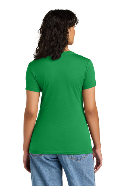 Next Level Apparel Women's Ideal V-Neck Tee - Kelly Green - back