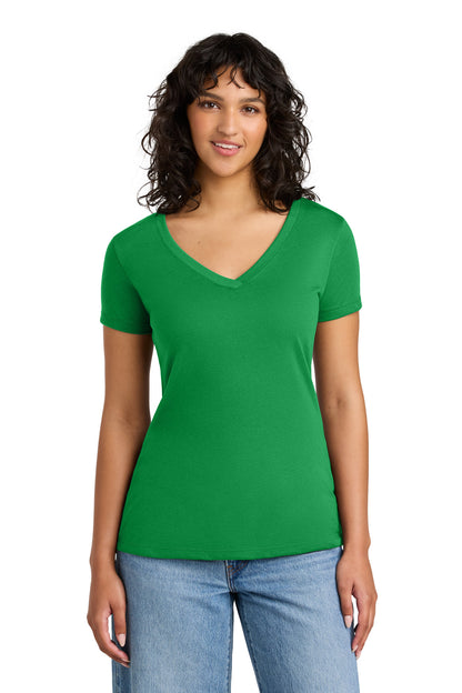 Next Level Apparel Women's Ideal V-Neck Tee - Kelly Green - front