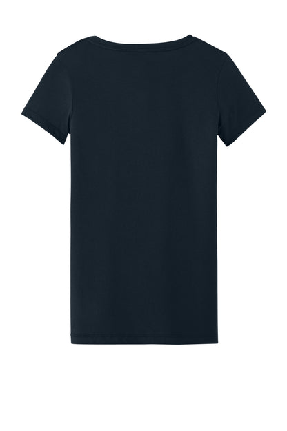 Next Level Apparel Women's Ideal V-Neck Tee - Midnight Navy - flat back