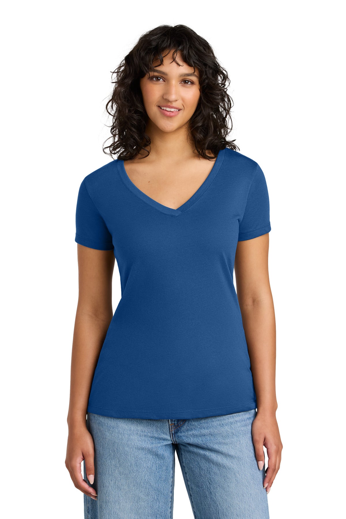 Next Level Apparel Women's Ideal V-Neck Tee - Royal - front