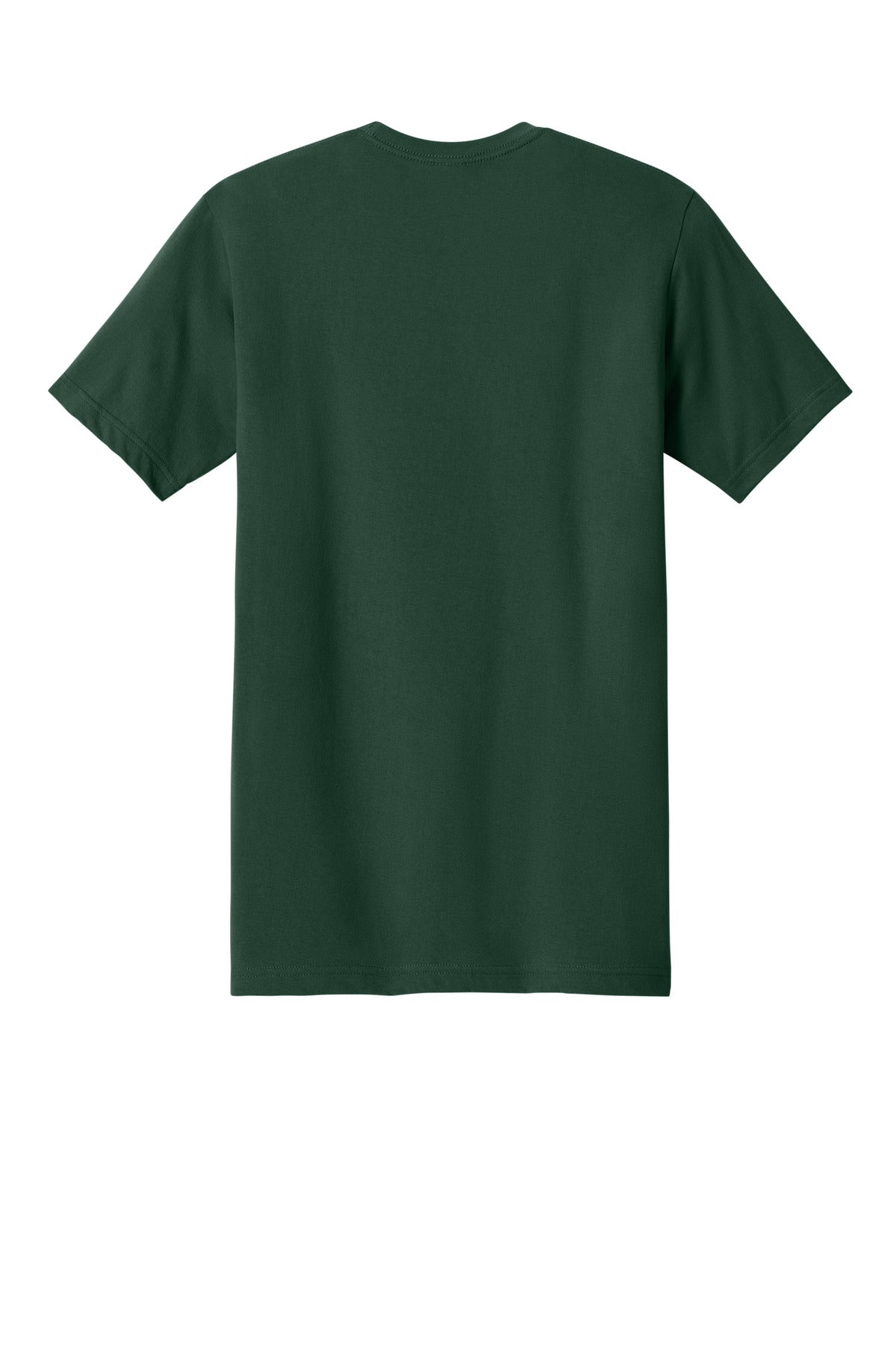 Next Level Apparel Ideal Jersey Tee - Forest Green - flat back