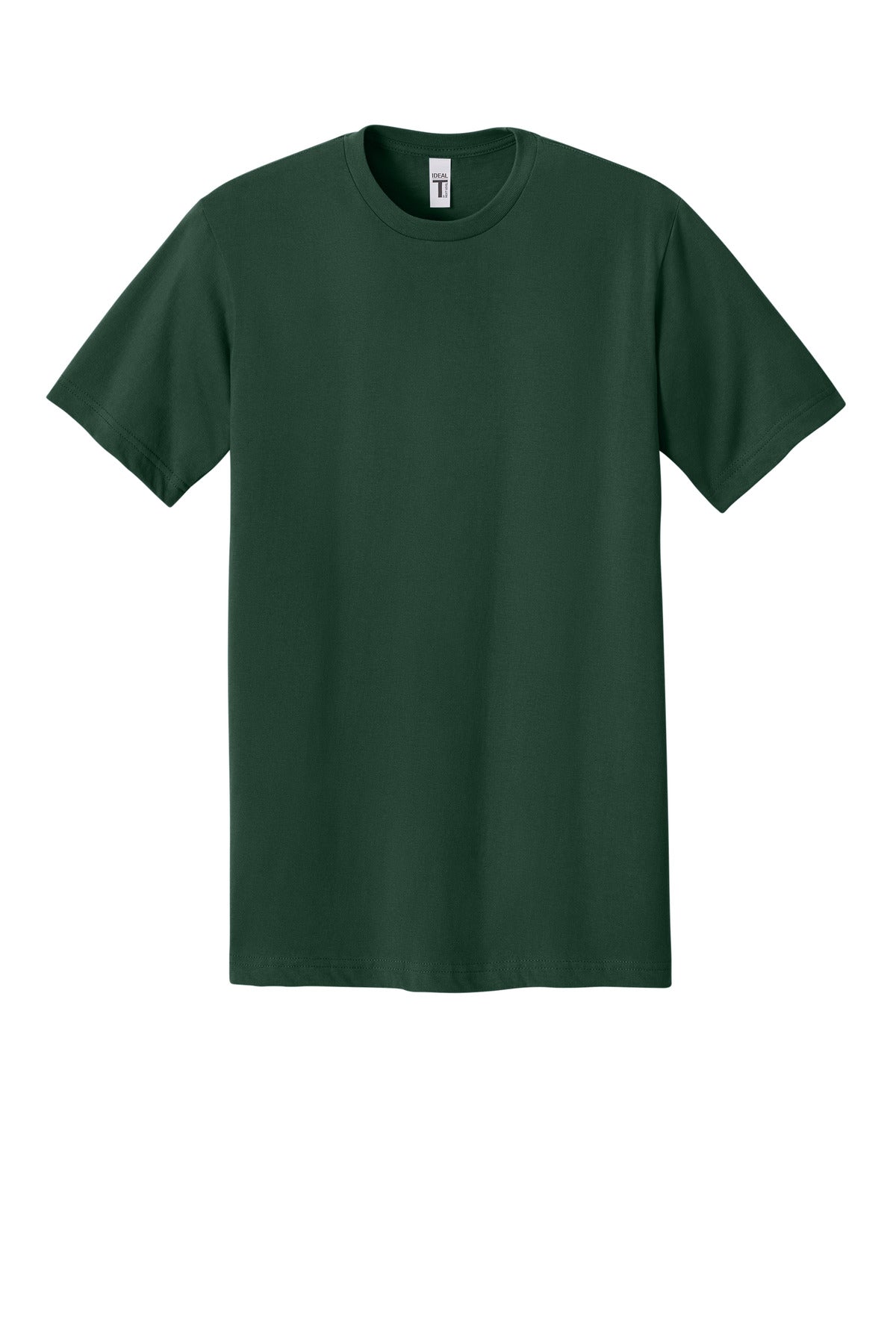 Next Level Apparel Ideal Jersey Tee - Forest Green - flat front