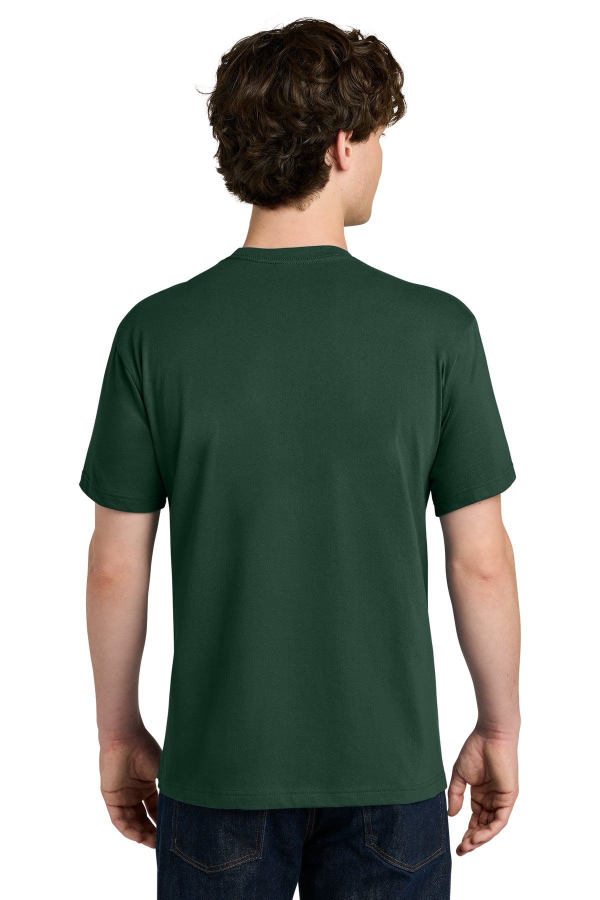 Next Level Apparel Ideal Jersey Tee - Forest Green - back
