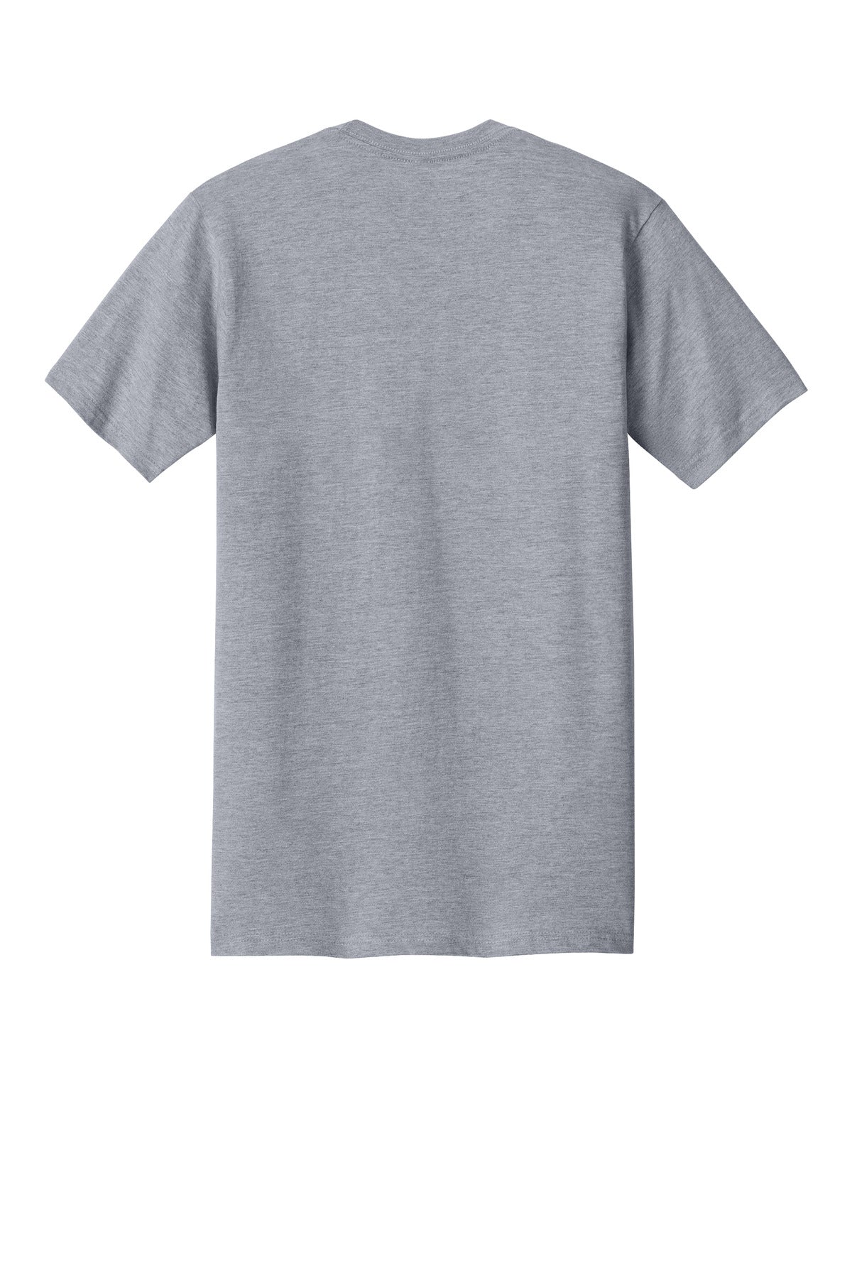 Next Level Apparel Ideal Jersey Tee - Heather Gray - flat back