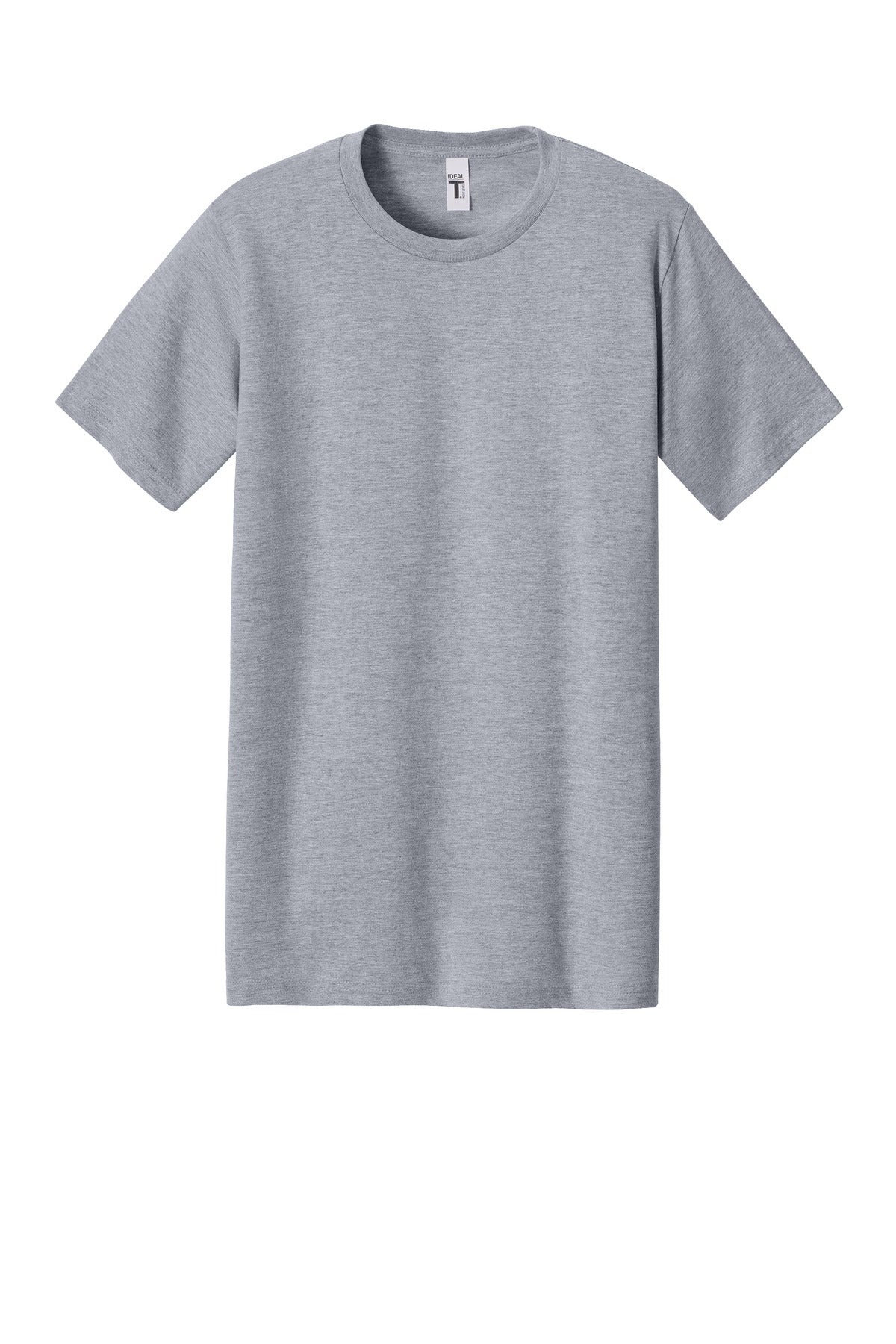 Next Level Apparel Ideal Jersey Tee - Heather Gray - flat front