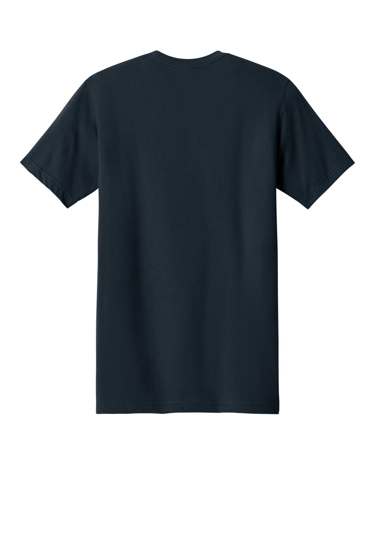 Next Level Apparel Ideal Jersey Tee - Midnight Navy - flat back