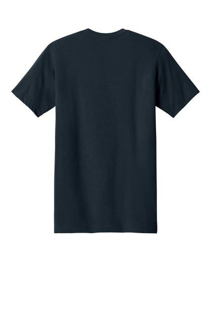 Next Level Apparel Ideal Jersey Tee - Midnight Navy - flat back