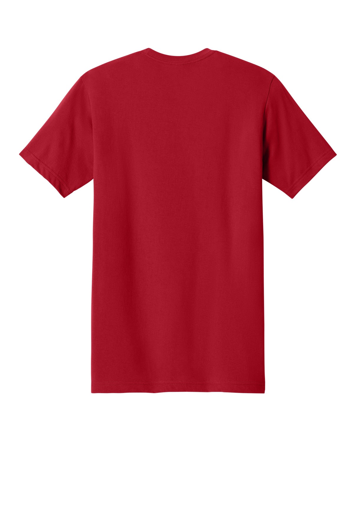 Next Level Apparel Ideal Jersey Tee - Red - flat back