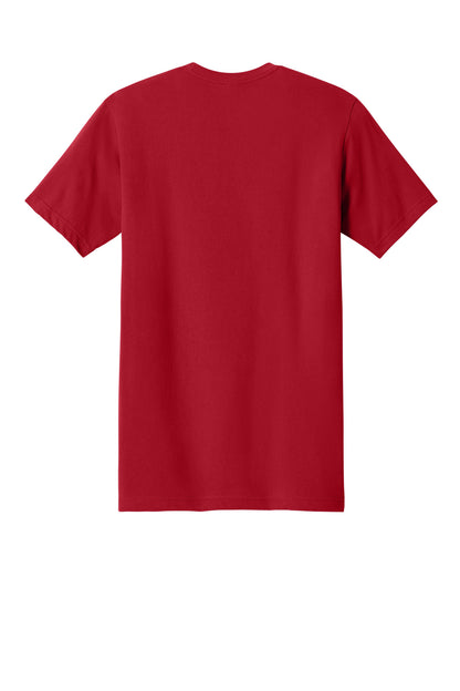 Next Level Apparel Ideal Jersey Tee - Red - flat back