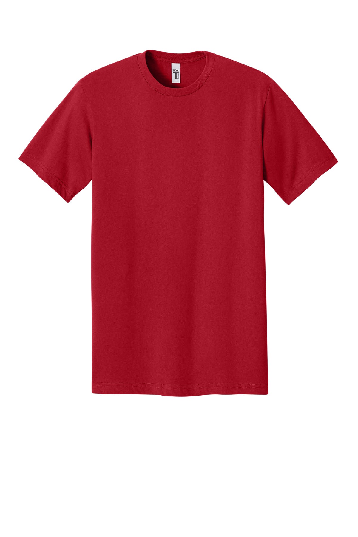 Next Level Apparel Ideal Jersey Tee - Red - flat front