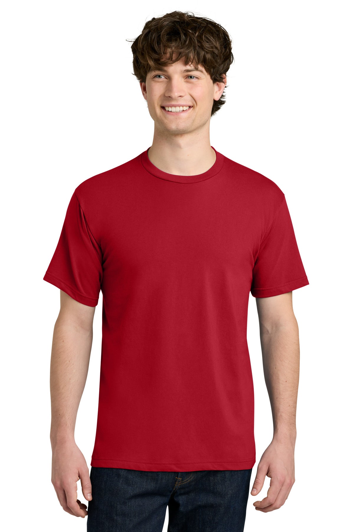 Next Level Apparel Ideal Jersey Tee - Red - front