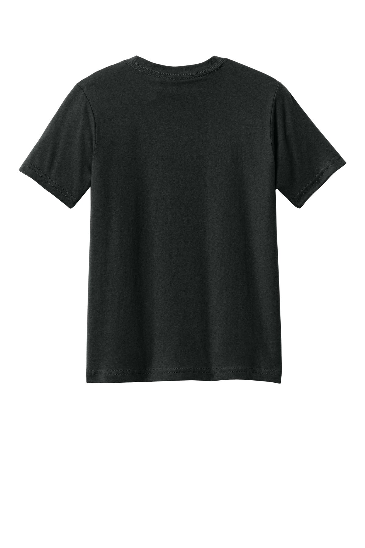 Next Level Apparel Youth Cotton Tee - Black - flat back