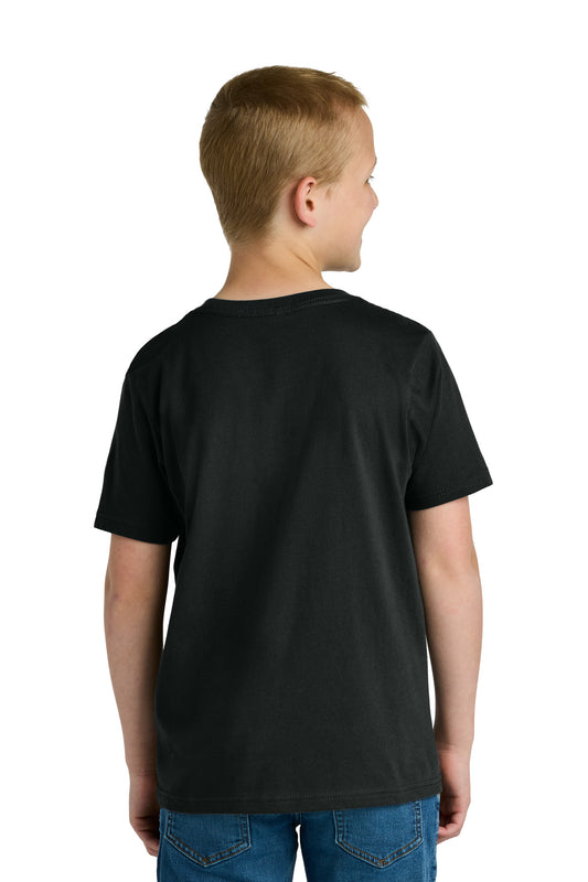 Next Level Apparel Youth Cotton Tee - Black - back