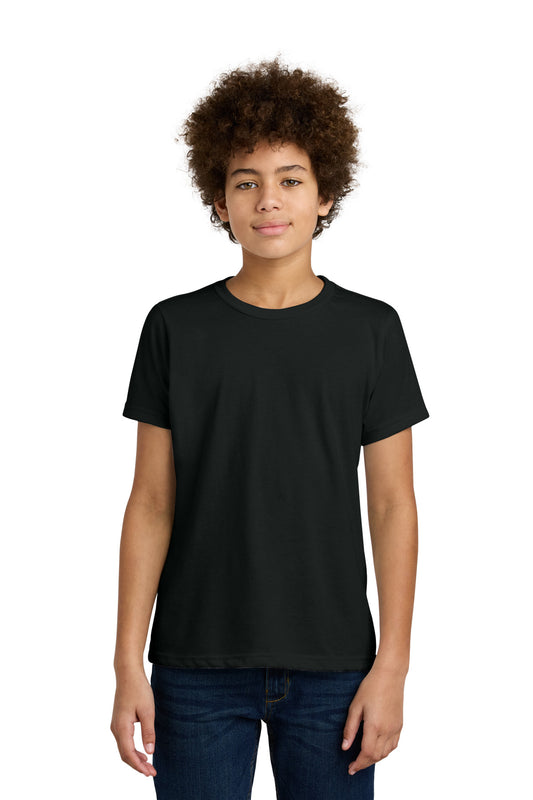 Next Level Apparel Youth CVC Tee - Black - front