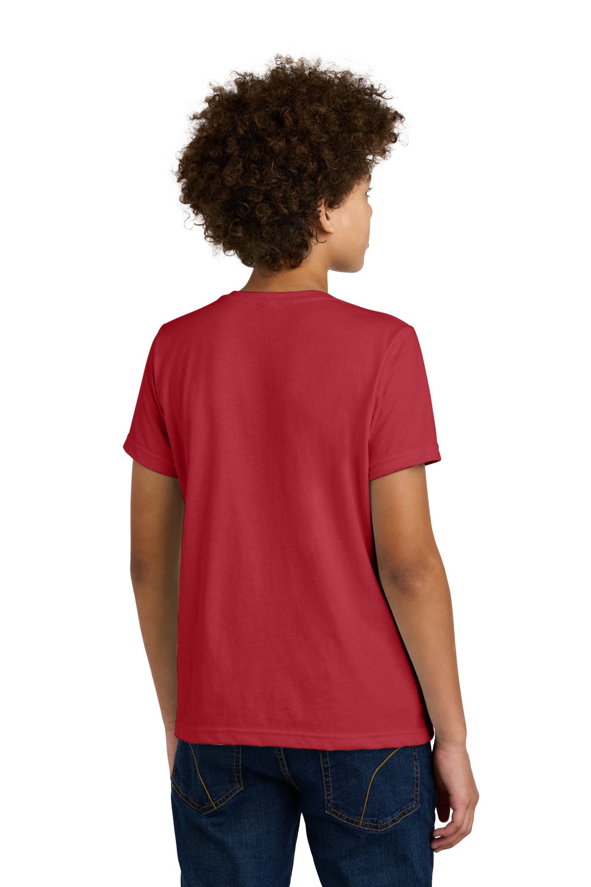 Next Level Apparel Youth CVC Tee - Red - back