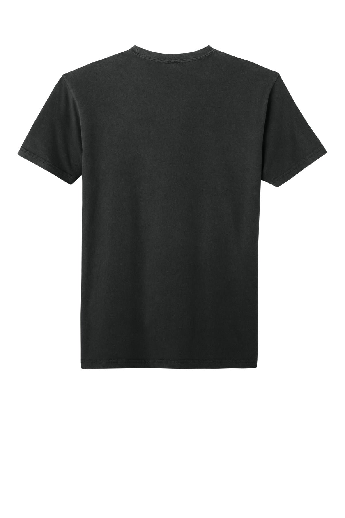 Next Level Apparel Soft Wash Cotton Tee - Washed Black - flat back