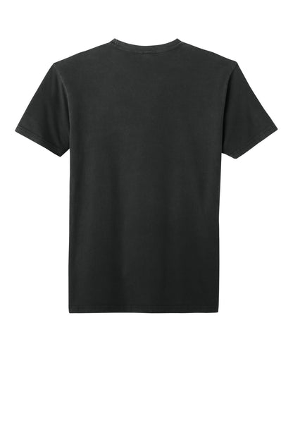Next Level Apparel Soft Wash Cotton Tee - Washed Black - flat back