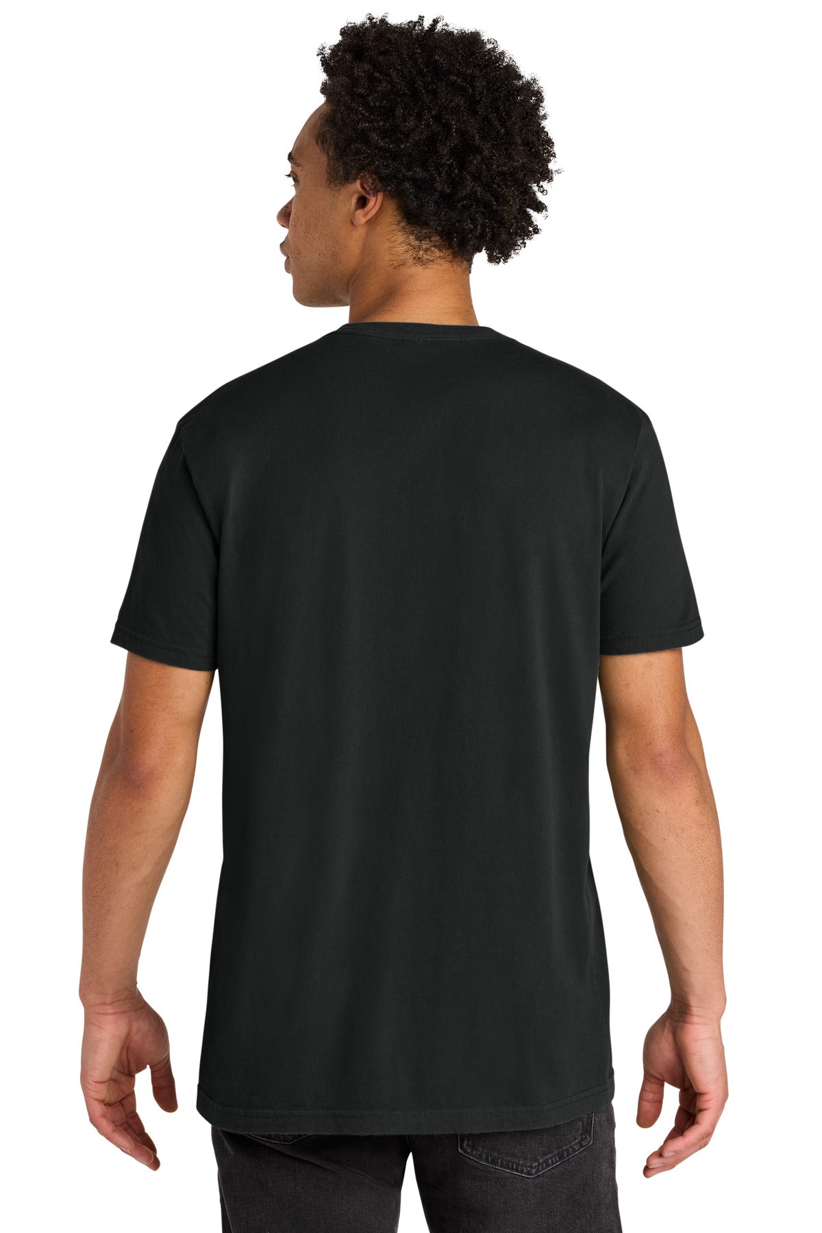 Next Level Apparel Soft Wash Cotton Tee - Washed Black - back