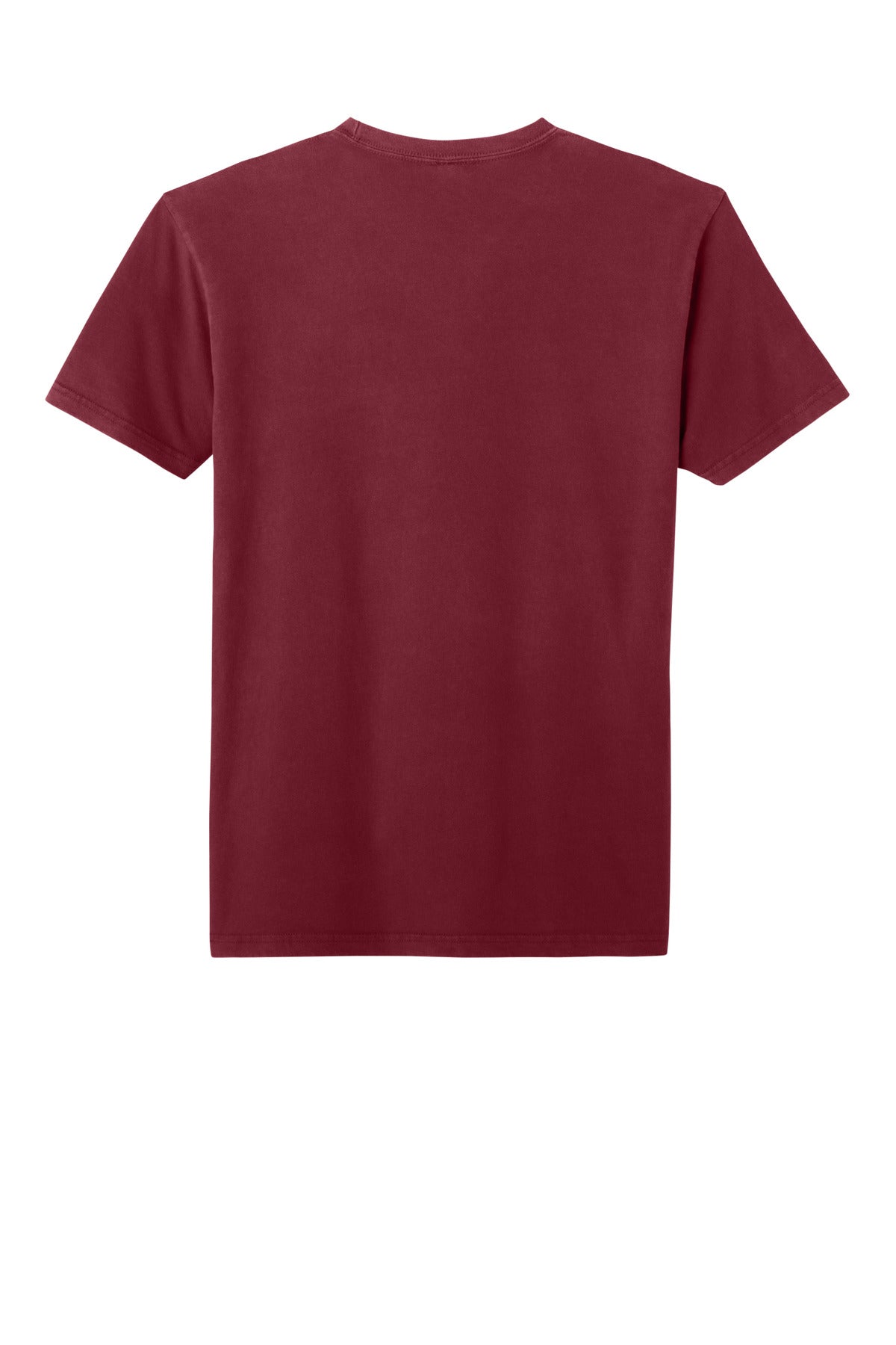 Next Level Apparel Soft Wash Cotton Tee - Washed Cardinal - flat back