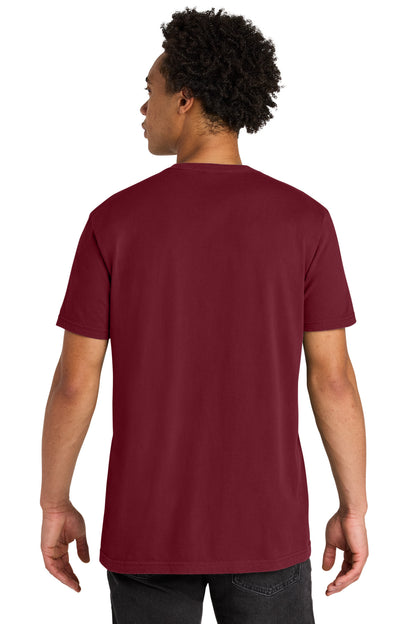 Next Level Apparel Soft Wash Cotton Tee - Washed Cardinal - back