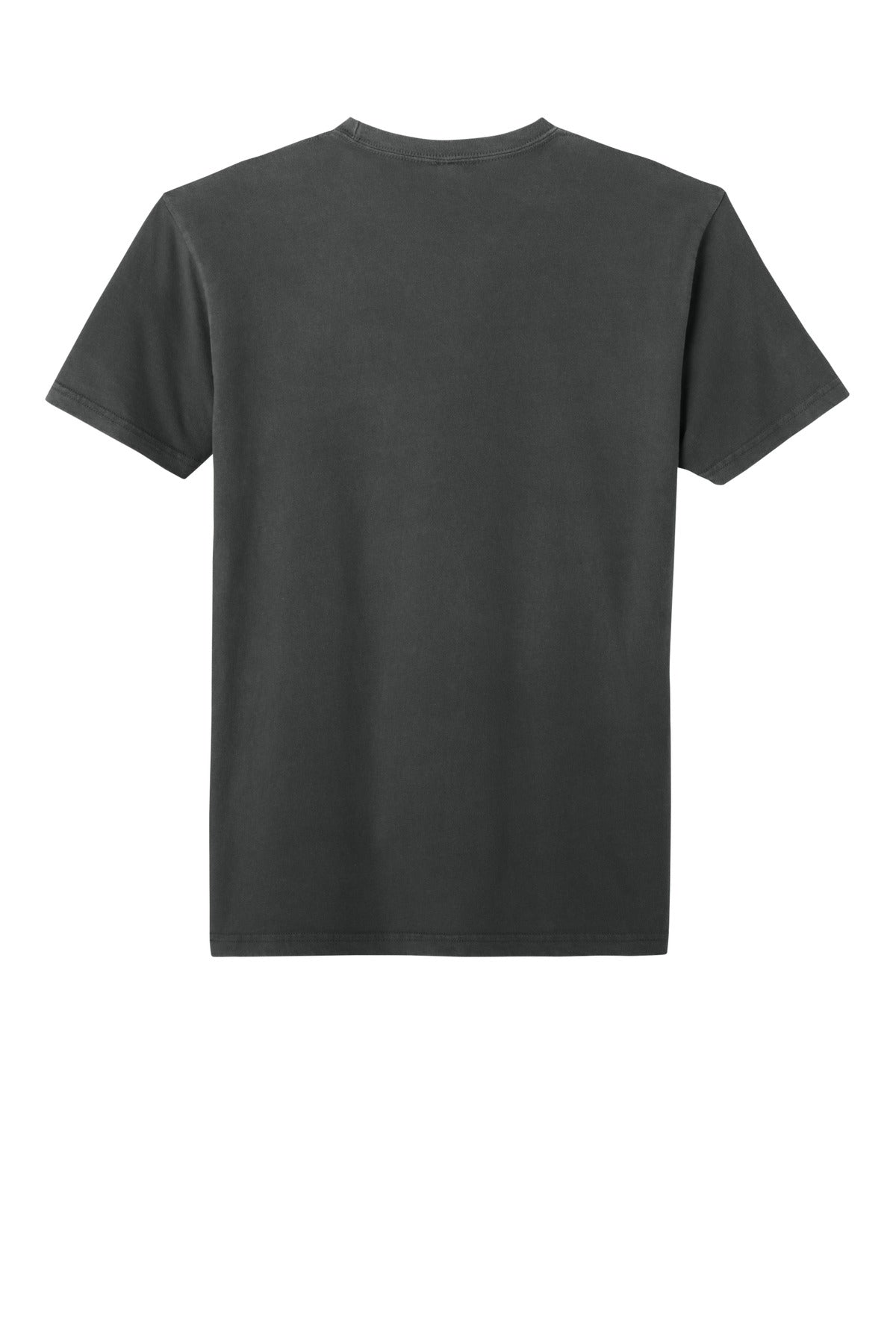 Next Level Apparel Soft Wash Cotton Tee - Washed Graphite Black - flat back