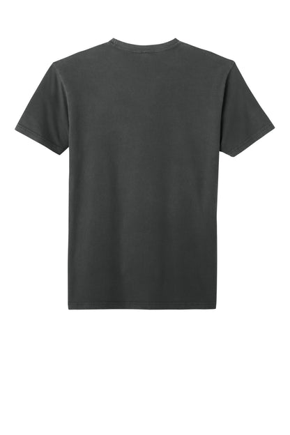 Next Level Apparel Soft Wash Cotton Tee - Washed Graphite Black - flat back