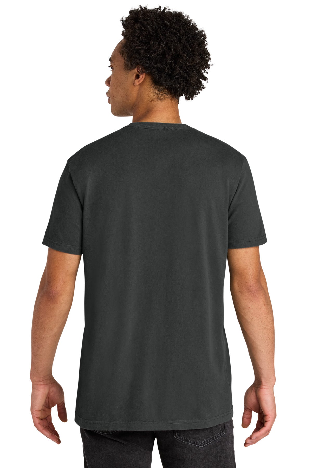 Next Level Apparel Soft Wash Cotton Tee - Washed Graphite Black - back