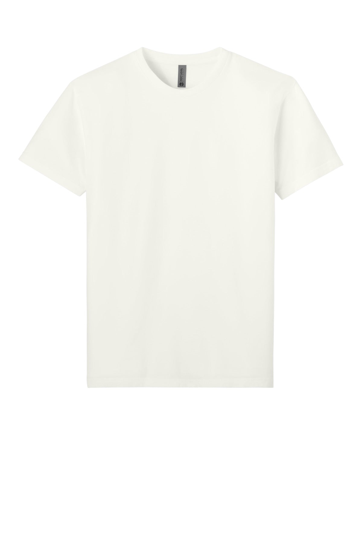 Next Level Apparel Soft Wash Cotton Tee - Washed Natural - flat front