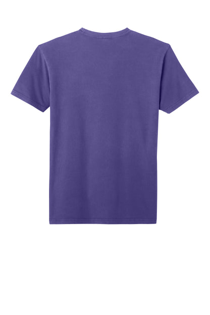 Next Level Apparel Soft Wash Cotton Tee - Washed Purple Rush - flat back