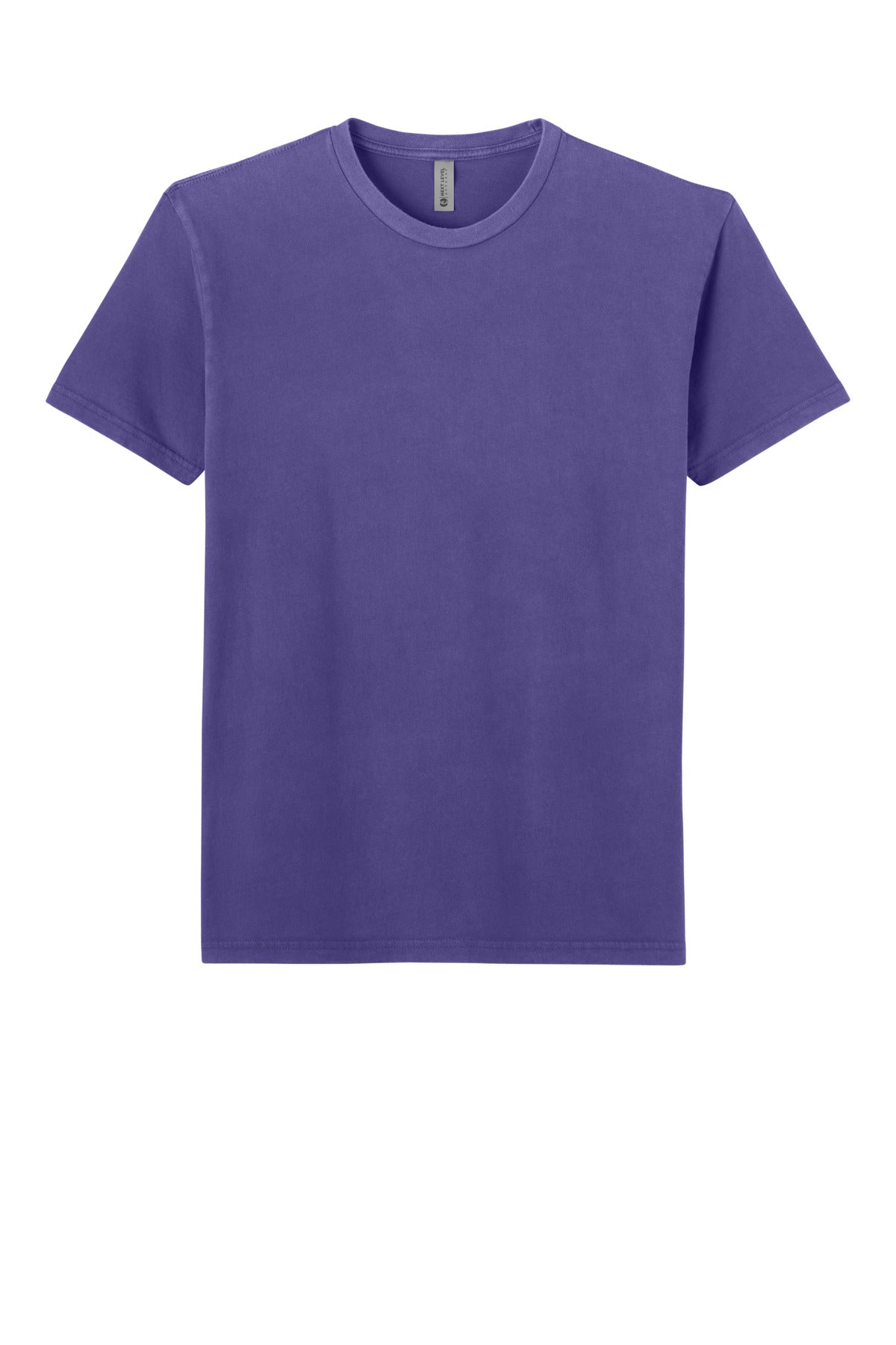 Next Level Apparel Soft Wash Cotton Tee - Washed Purple Rush - flat front