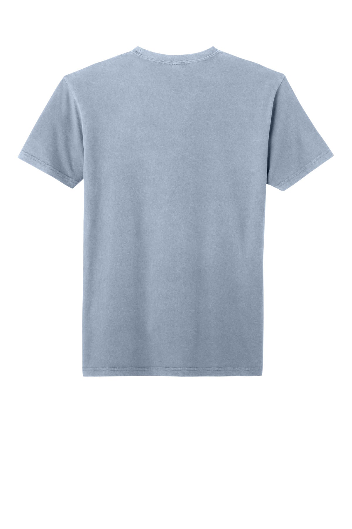 Next Level Apparel Soft Wash Cotton Tee - Washed Stonewash Denim - flat back