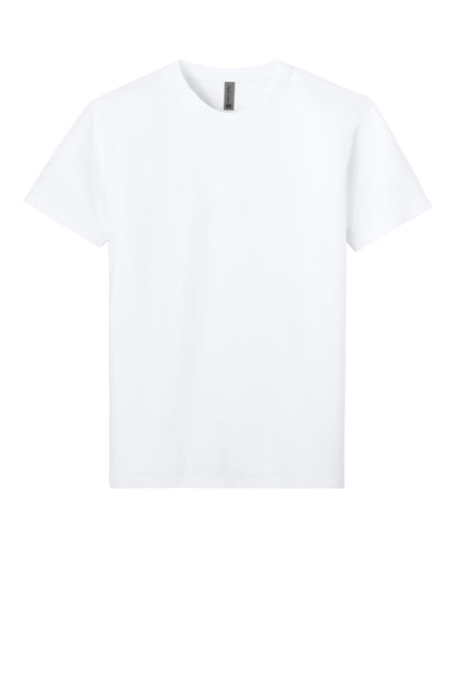 Next Level Apparel Soft Wash Cotton Tee - Washed White - flat front