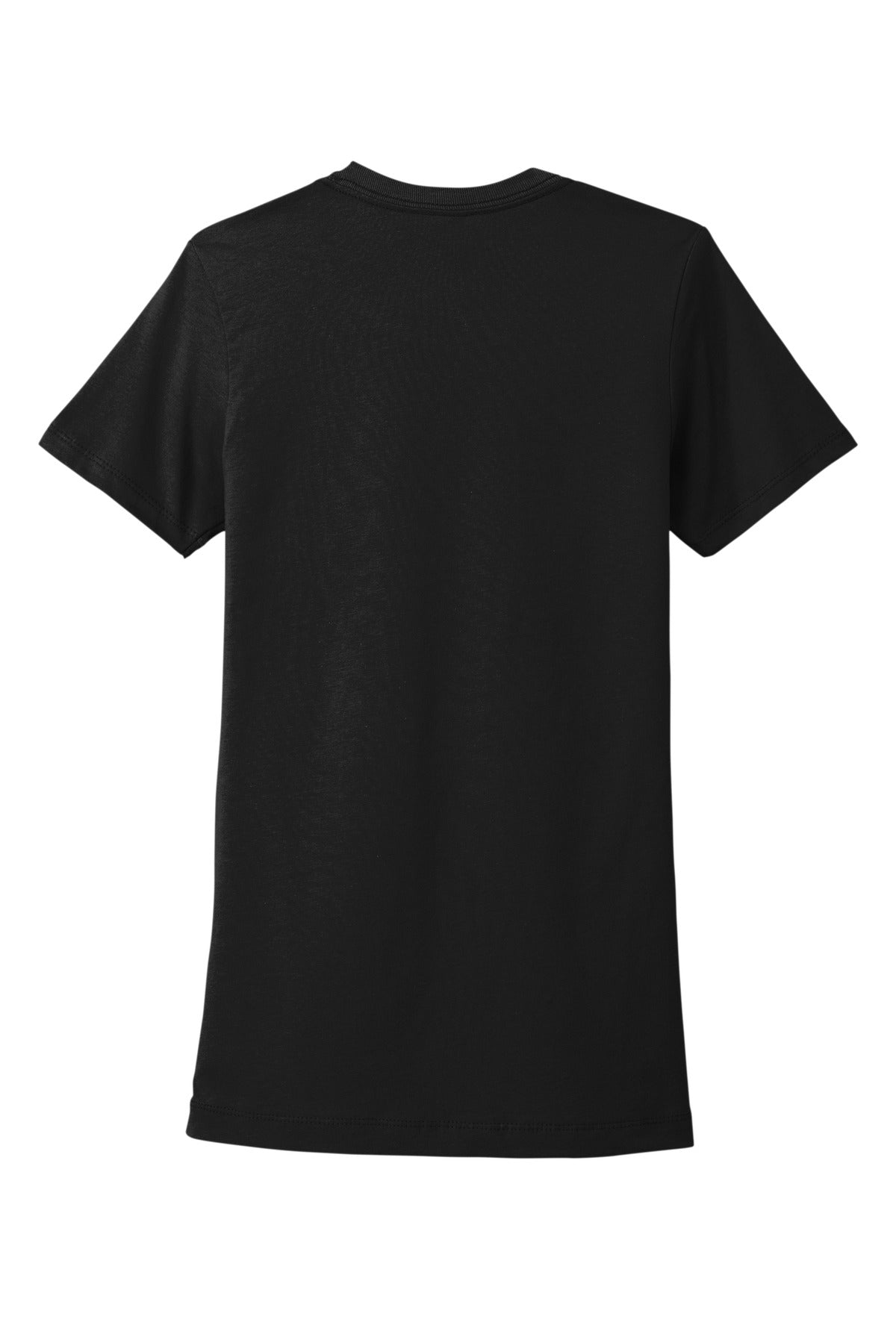 Next Level Apparel Women's Cotton Tee - Black - flat back