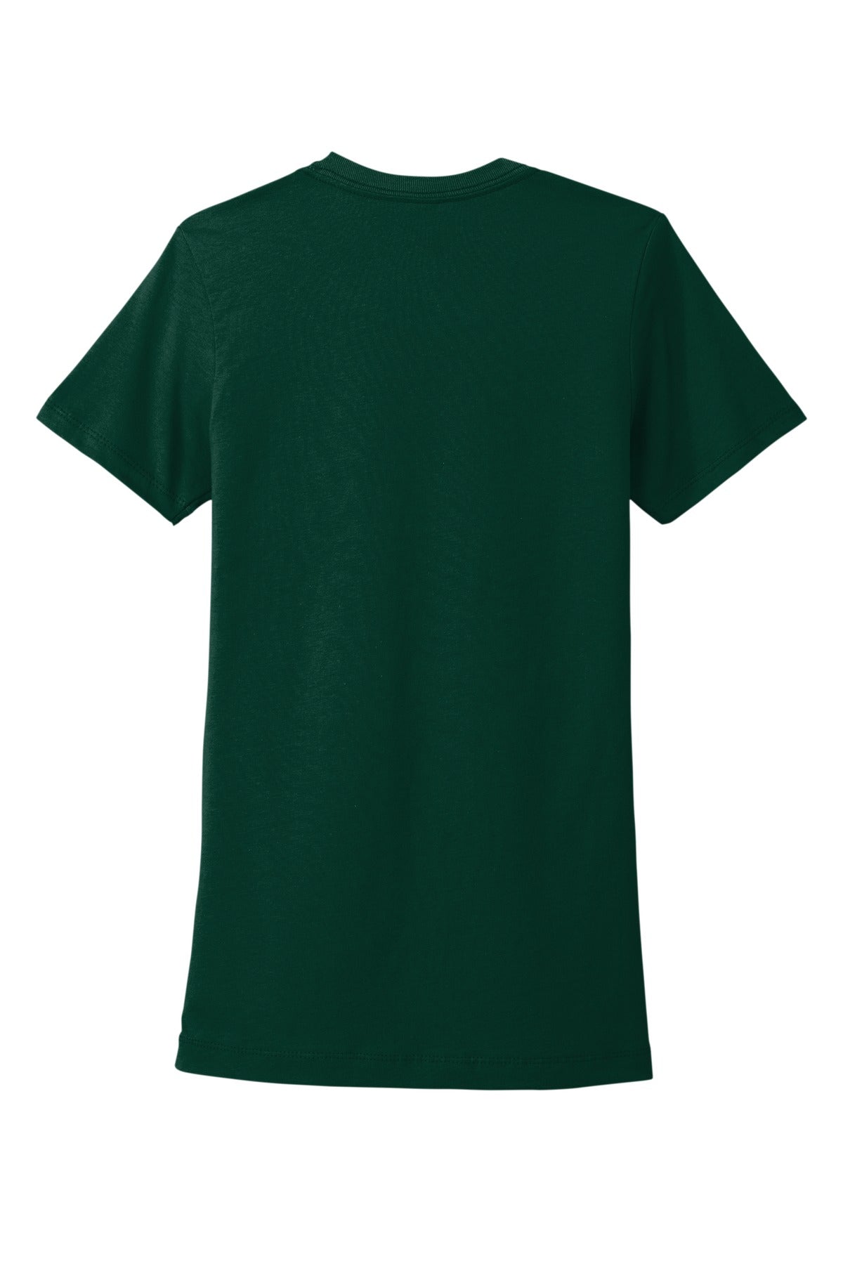 Next Level Apparel Women's Cotton Tee - Forest Green - flat back