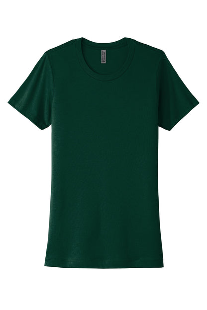 Next Level Apparel Women's Cotton Tee - Forest Green - flat front