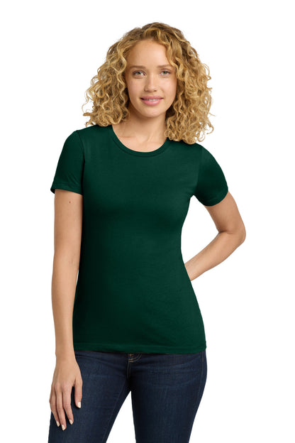 Next Level Apparel Women's Cotton Tee - Forest Green - front