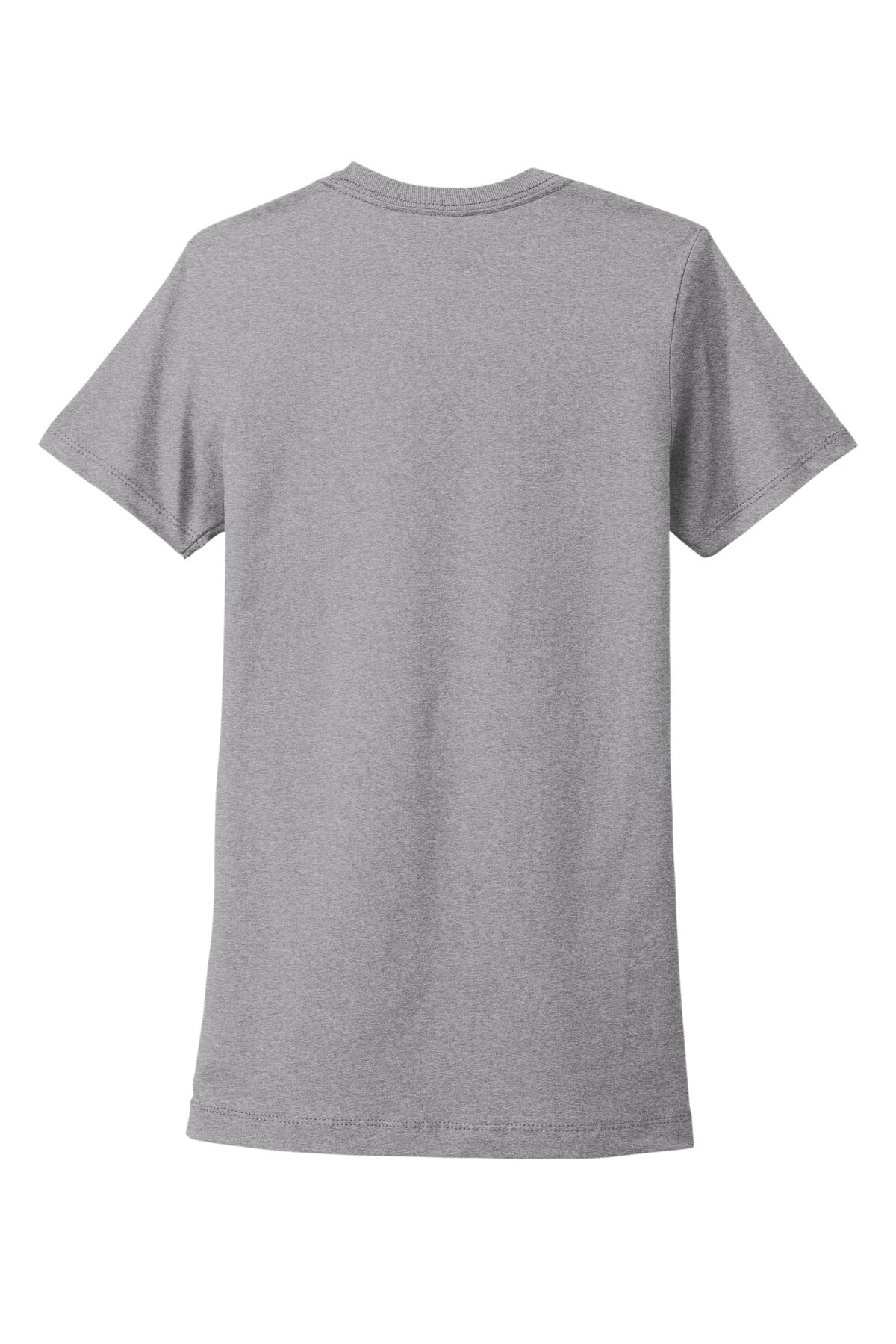 Next Level Apparel Women's Cotton Tee - Heather Gray - flat back