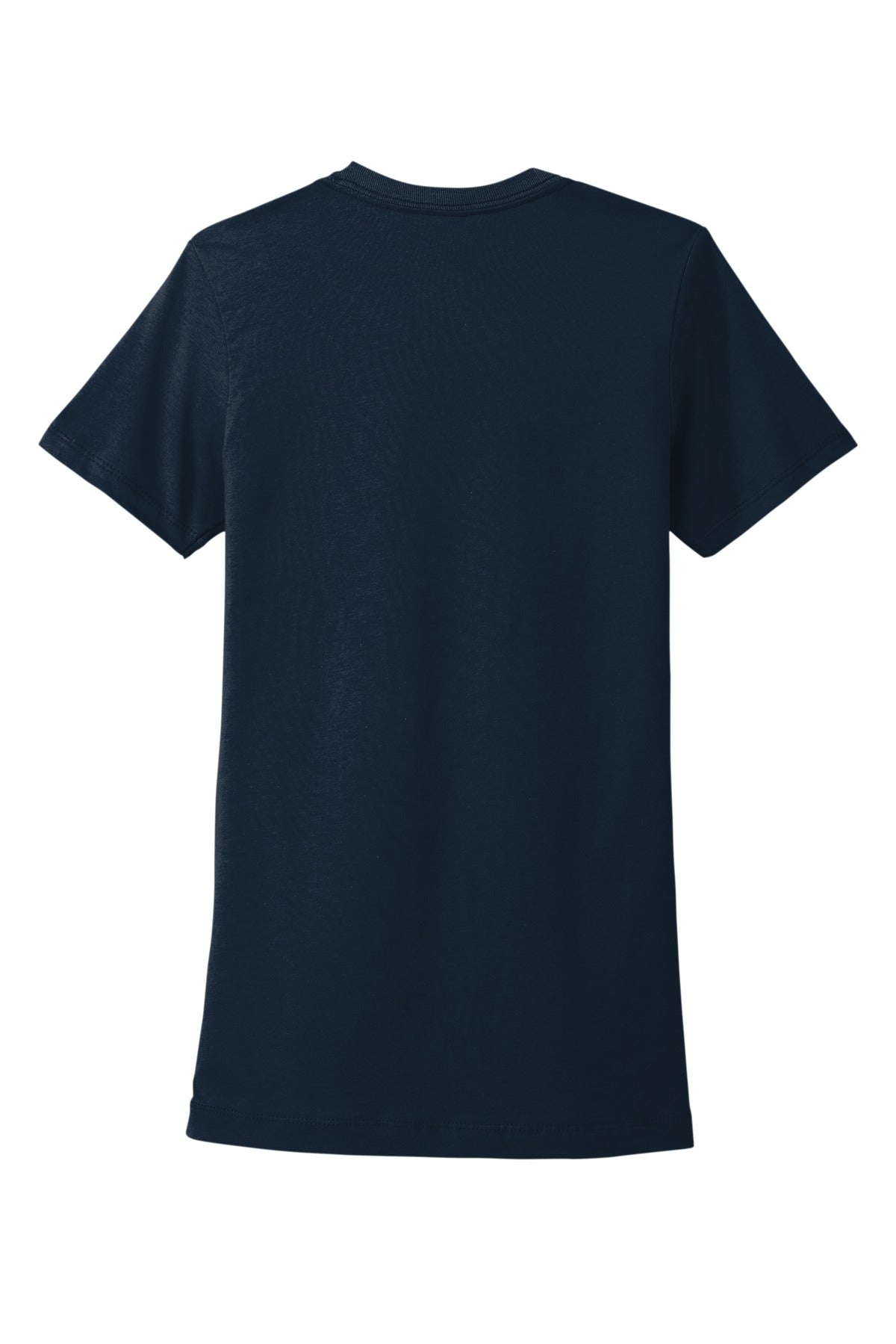 Next Level Apparel Women's Cotton Tee - Midnight Navy - flat back